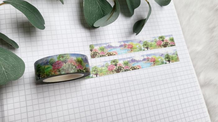 Washi Tape Landschaft